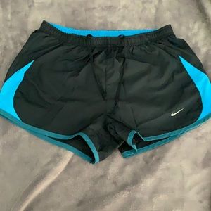 Navy Nike running shorts size small
